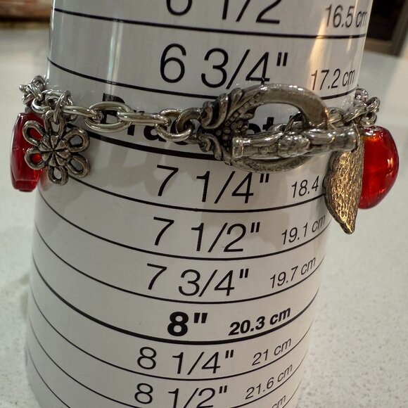 Cable Chain Charm Bracelet - Picture 8 of 8